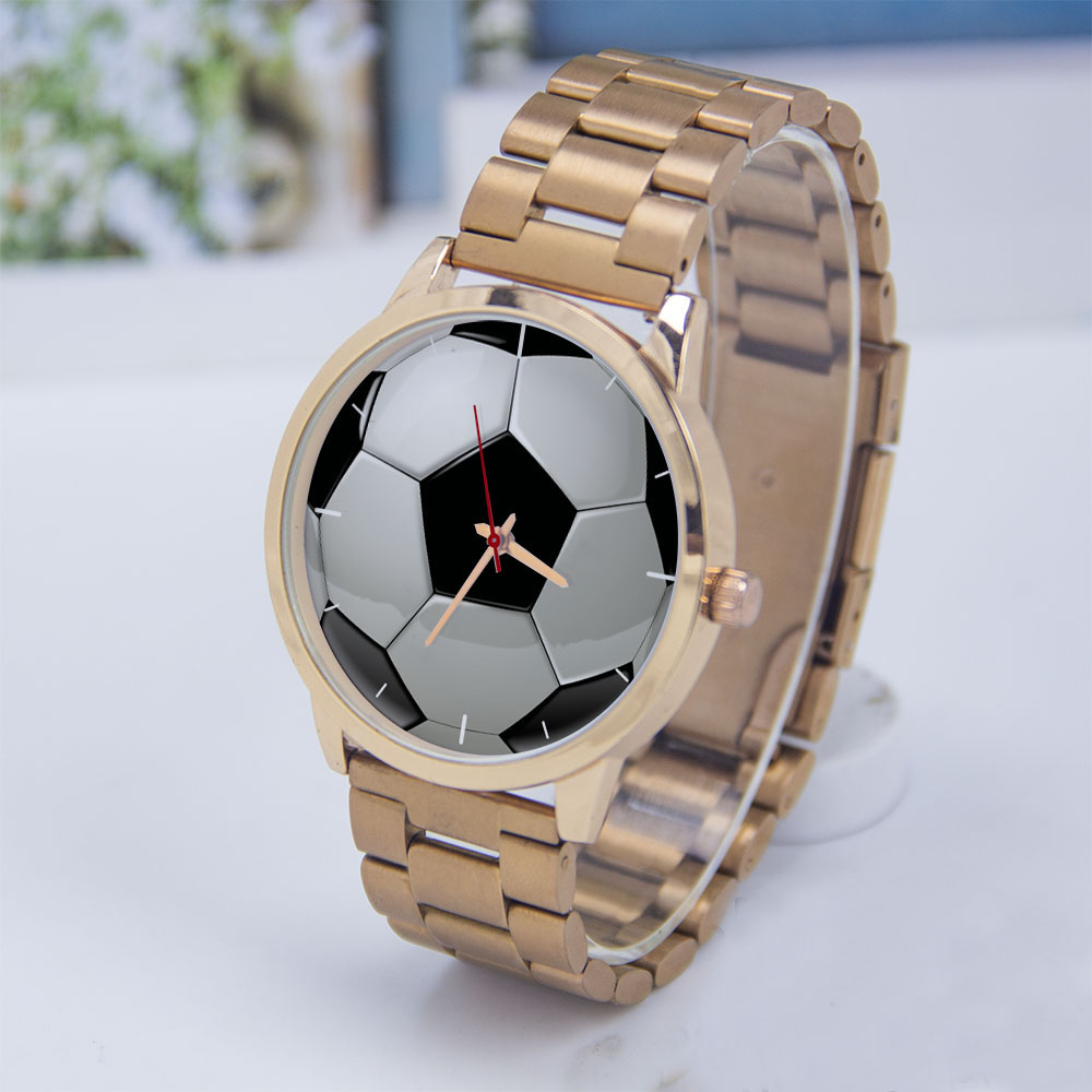 Jewelry For Watches - 축구 디자인 팬들을 위한 실버 남성용