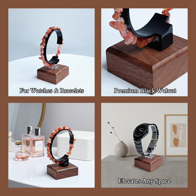 Jewelry And Watches Inc - 나무 소재의 C자형 시계 보관대, 주얼리