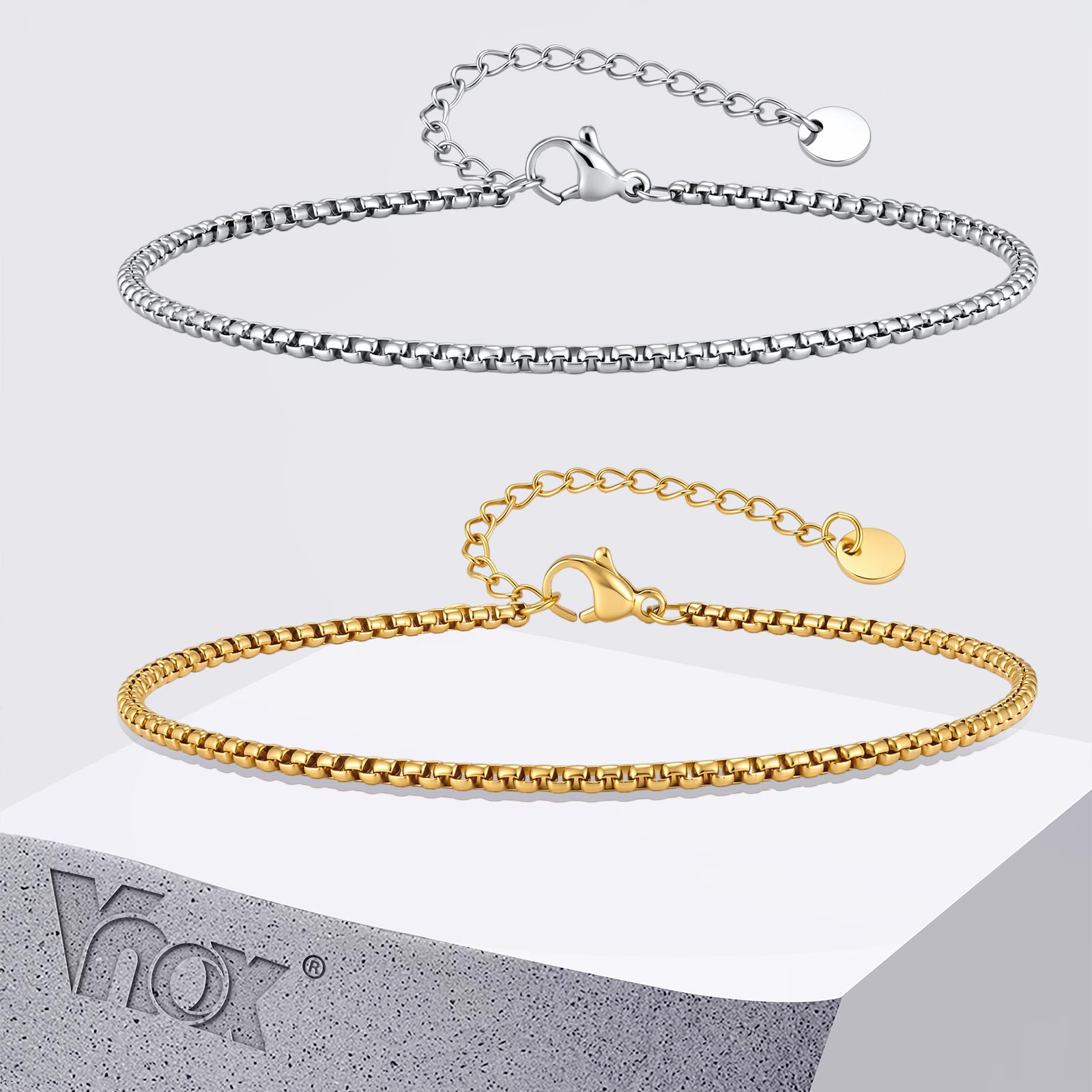 Jc Jewelry & Watches Photos - Vnox 남성 여성을 위한 스테인레스 스틸