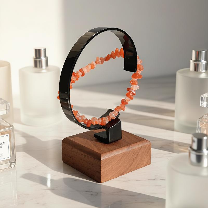 나무 소재의 C자형 시계 보관대, 주얼리 정리대, 진열 - Jewelry And Watches Inc 리뷰 및 가격