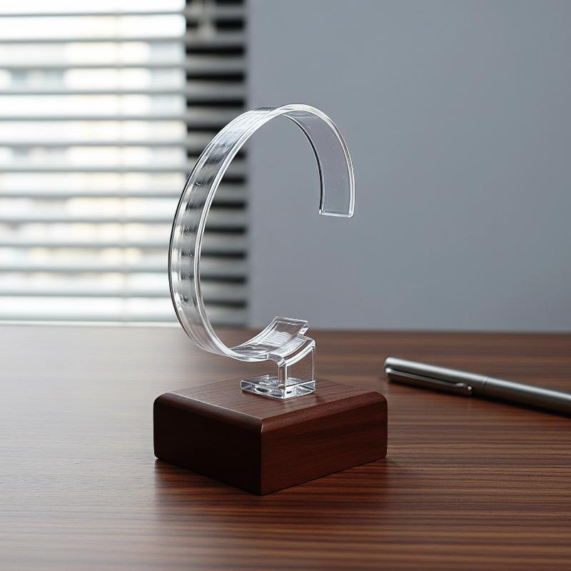 나무 소재의 C자형 시계 보관대, 주얼리 정리대, 진열 - Jewelry And Watches Inc 리뷰 및 가격