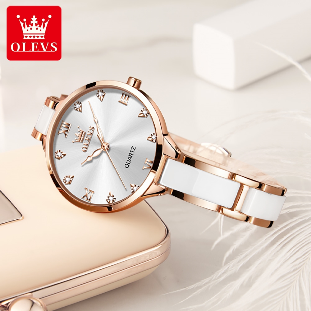 OLEVS 5872 여성용 쿼츠 손목시계 방수 시계 여 - Jewelry For Watches 리뷰 및 가격
