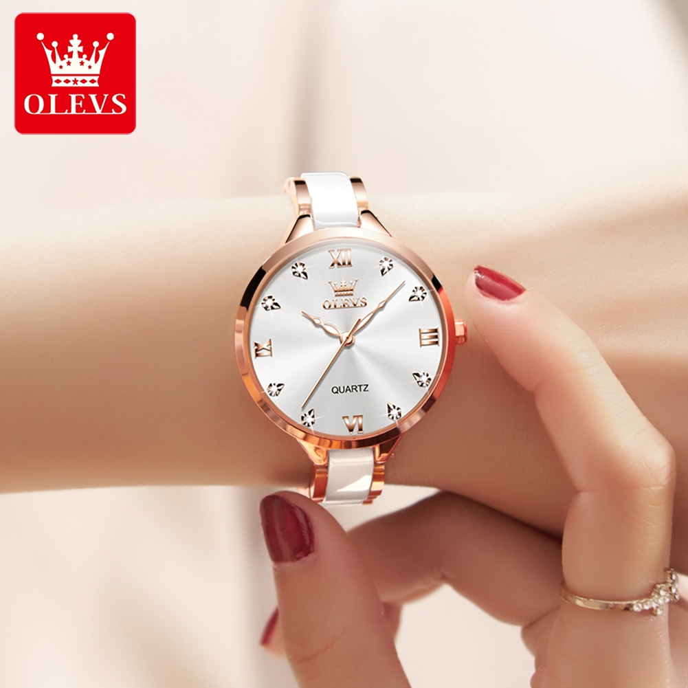 OLEVS 5872 여성용 쿼츠 손목시계 방수 시계 여 - Jewelry For Watches 리뷰 및 가격