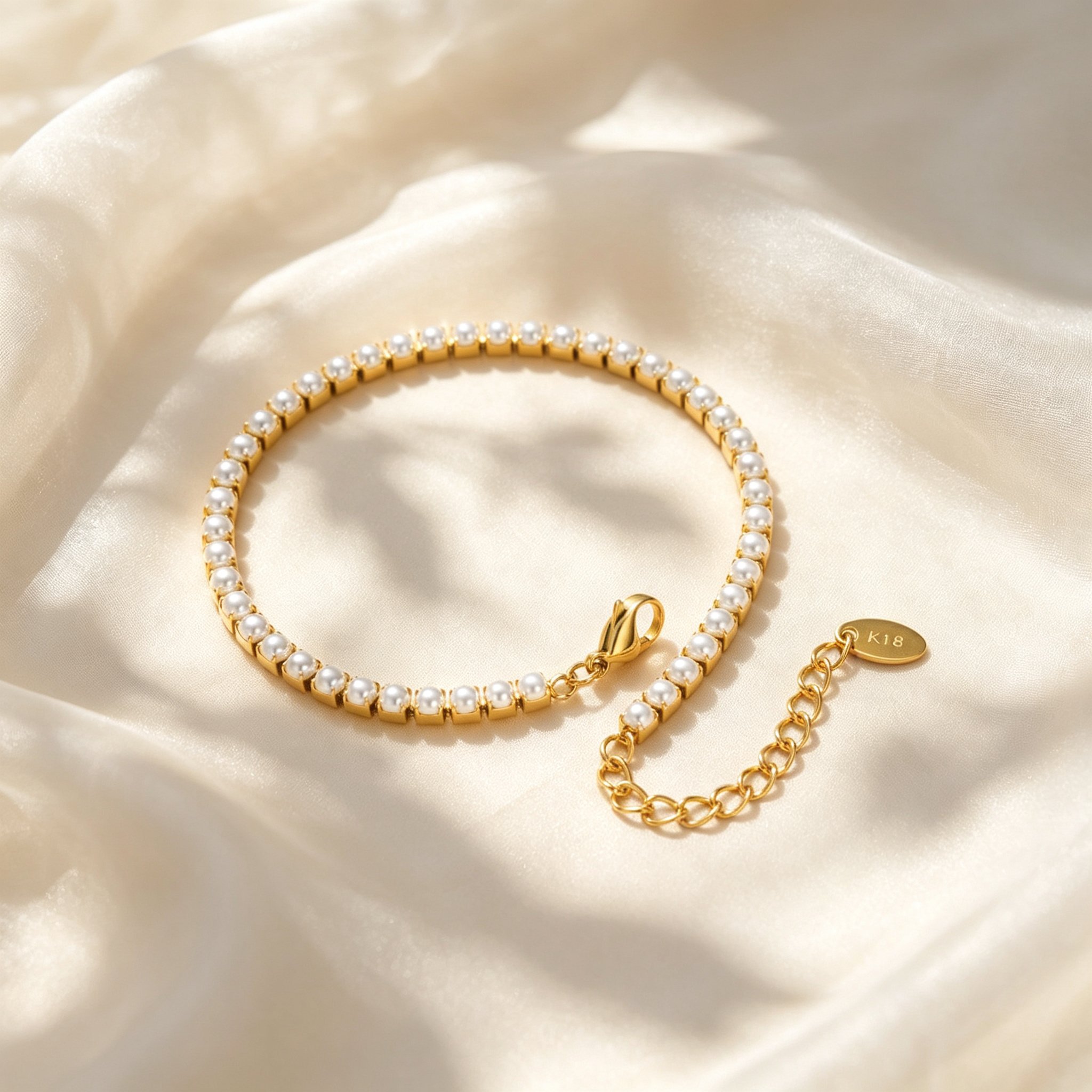 여성용 우아한 인조 진주 발찌, 조절 가능한 금도금 스 - Jc Jewelry & Watches Photos 리뷰 및 가격