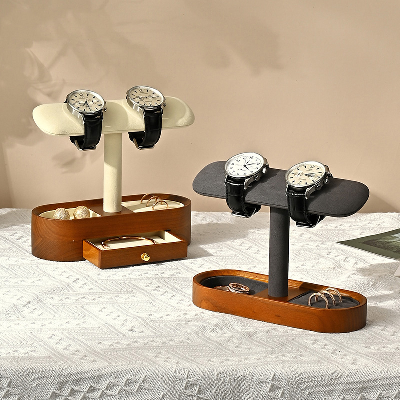 Oirlv 단단한 나무 시계 주최자 선반 T-바 시계  - Watch Display Box 리뷰 및 가격