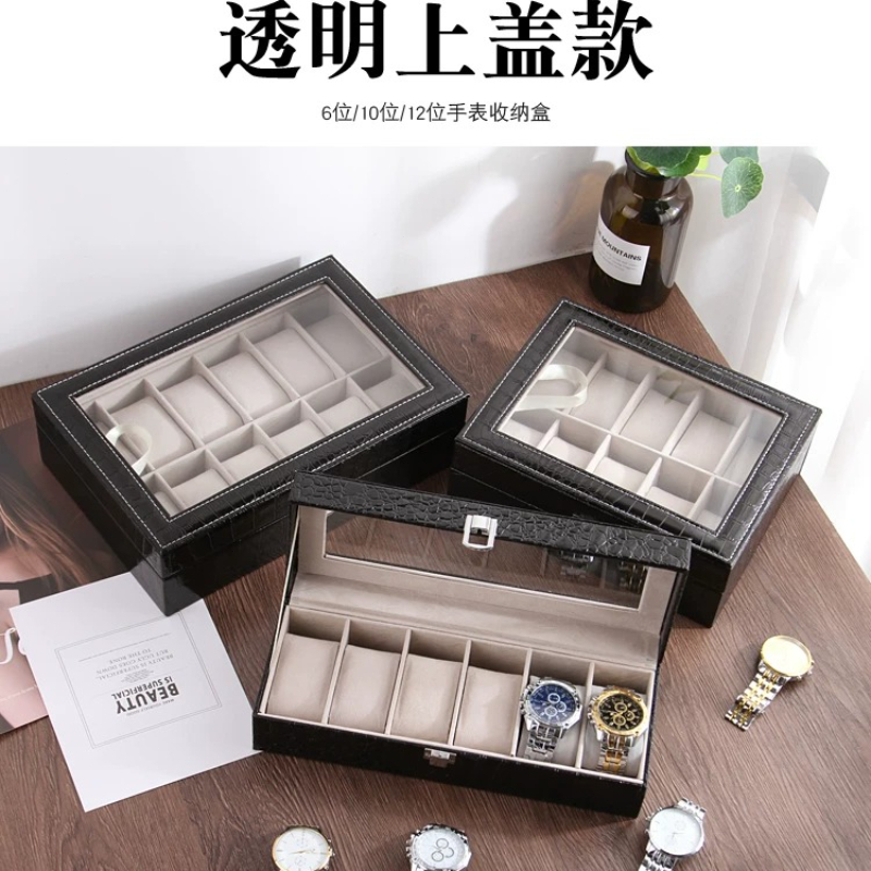유럽식 가죽 시계 보관함 선물 포장 스톨 디스플레이 손 - Watch Display Box 리뷰 및 가격